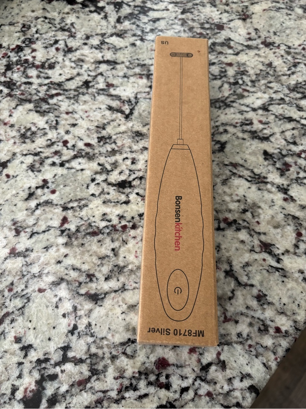 Handheld Electric Milk Frother - White